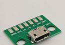 MICRO USB5P母座带板测试板