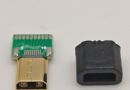 MICRO HDMI母头带板带护套（窄板）